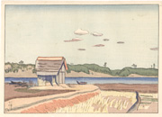 Inbanuma from the series Japan Scenery Prints, Set. 4: Shimōsa District